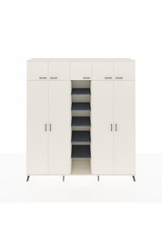 Hyperion Dolap 12 Raflı 9 Kapaklı 2 Askılı 220x44x243 - S553M016V05B