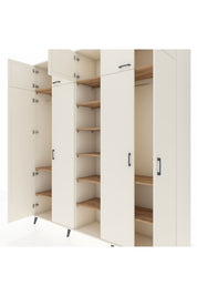 Hyperion Dolap 12 Raflı 9 Kapaklı 2 Askılı 220x44x243 - S553M016V06B
