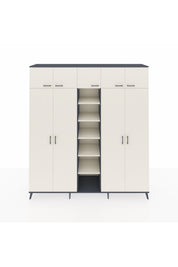 Hyperion Dolap 12 Raflı 9 Kapaklı 2 Askılı 220x44x243 - S553M016V13B