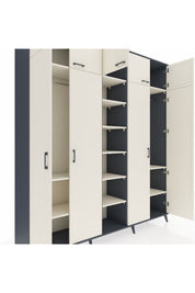 Hyperion Dolap 12 Raflı 9 Kapaklı 2 Askılı 220x44x243 - S553M016V13B