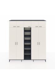 Hyperion Dolap 12 Raflı 9 Kapaklı 2 Askılı 220x44x243 - S553M016V14B