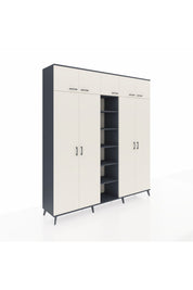 Hyperion Dolap 12 Raflı 9 Kapaklı 2 Askılı 220x44x243 - S553M016V14B