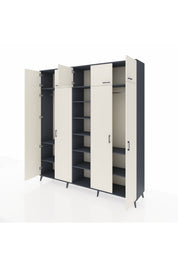 Hyperion Dolap 12 Raflı 9 Kapaklı 2 Askılı 220x44x243 - S553M016V14B