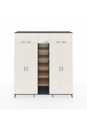Hyperion Dolap 12 Raflı 9 Kapaklı 2 Askılı 220x44x243 - S553M016V15B