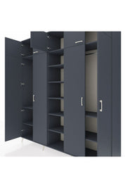 Hyperion Dolap 12 Raflı 9 Kapaklı 2 Askılı 220x44x243 - S553M016V17B