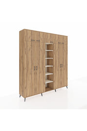 Hyperion Dolap 12 Raflı 9 Kapaklı 2 Askılı 220x44x243 - S553M016V19B