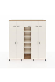 Hyperion Dolap 12 Raflı 9 Kapaklı 2 Askılı 220x44x243 - S553M016V22B