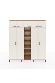 Hyperion Dolap 12 Raflı 9 Kapaklı 2 Askılı 220x44x243 - S553M016V24B