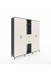 Hyperion Dolap 15 Raflı 2 Çekmeceli 4 Kapaklı 220x44x243 - S553M018V13B