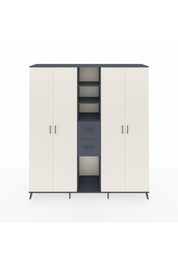 Hyperion Dolap 15 Raflı 2 Çekmeceli 4 Kapaklı 220x44x243 - S553M018V14B