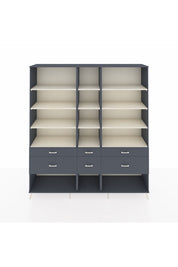 Hyperion Dolap 12 Raflı 6 Çekmeceli 220x44x243 - S553M019V14B
