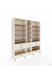 Hyperion Dolap 19 Raflı 8 Çekmeceli 220x44x243 - S553M020V01B