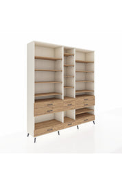 Hyperion Dolap 19 Raflı 8 Çekmeceli 220x44x243 - S553M020V03B