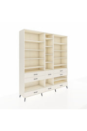 Hyperion Dolap 19 Raflı 8 Çekmeceli 220x44x243 - S553M020V04B