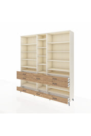 Hyperion Dolap 19 Raflı 8 Çekmeceli 220x44x243 - S553M020V06B