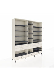 Hyperion Dolap 19 Raflı 8 Çekmeceli 220x44x243 - S553M020V07B
