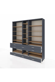 Hyperion Dolap 19 Raflı 8 Çekmeceli 220x44x243 - S553M020V11B