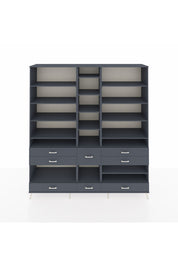 Hyperion Dolap 19 Raflı 8 Çekmeceli 220x44x243 - S553M020V17B