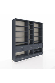Hyperion Dolap 19 Raflı 8 Çekmeceli 220x44x243 - S553M020V17B