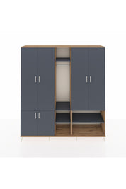 Hyperion Dolap 15 Raflı 5 Kapaklı Tek Askılı 220x44x243 - S553M021V26B