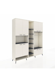 Hyperion Dolap 18 Raflı 8 Kapaklı Tek Askılı 220x44x243 - S553M025V05B