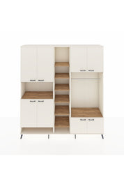 Hyperion Dolap 18 Raflı 8 Kapaklı Tek Askılı 220x44x243 - S553M025V06B