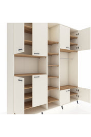 Hyperion Dolap 18 Raflı 8 Kapaklı Tek Askılı 220x44x243 - S553M025V06B