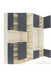 Hyperion Dolap 18 Raflı 8 Kapaklı Tek Askılı 220x44x243 - S553M025V07B