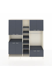 Hyperion Dolap 18 Raflı 8 Kapaklı Tek Askılı 220x44x243 - S553M025V08B