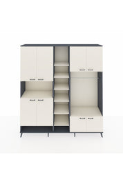 Hyperion Dolap 18 Raflı 8 Kapaklı Tek Askılı 220x44x243 - S553M025V13B