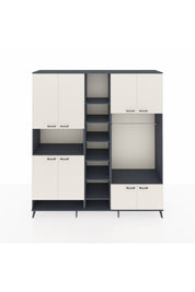 Hyperion Dolap 18 Raflı 8 Kapaklı Tek Askılı 220x44x243 - S553M025V14B