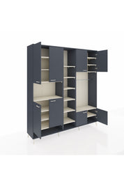 Hyperion Dolap 18 Raflı 8 Kapaklı Tek Askılı 220x44x243 - S553M025V16B