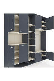 Hyperion Dolap 18 Raflı 8 Kapaklı Tek Askılı 220x44x243 - S553M025V16B