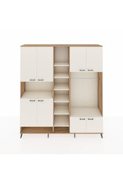 Hyperion Dolap 18 Raflı 8 Kapaklı Tek Askılı 220x44x243 - S553M025V22B