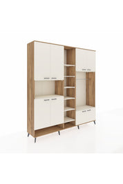 Hyperion Dolap 18 Raflı 8 Kapaklı Tek Askılı 220x44x243 - S553M025V22B