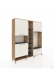 Hyperion Dolap 18 Raflı 8 Kapaklı Tek Askılı 220x44x243 - S553M025V23B