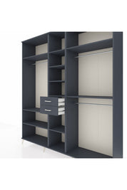 Hyperion Dolap 10 Raflı 2 Çekmeceli 3 Askılı 220x44x243 - S553M026V17B