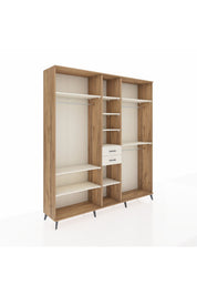 Hyperion Dolap 10 Raflı 2 Çekmeceli 3 Askılı 220x44x243 - S553M026V22B
