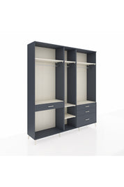 Hyperion Dolap 7 Raflı 4 Çekmeceli 3 Askılı 220x44x243 - S553M031V14B