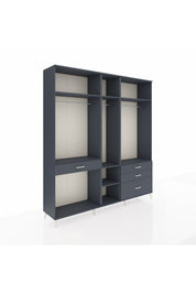 Hyperion Dolap 7 Raflı 4 Çekmeceli 3 Askılı 220x44x243 - S553M031V17B