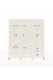 Hyperion Dolap 8 Raflı 4 Çekmeceli 3 Askılı 220x44x243 - S553M032V04B