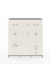 Hyperion Dolap 11 Raflı 4 Çekmeceli 2 Askılı 220x44x243 - S553M029V13B