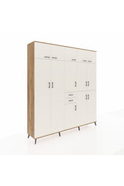 Hyperion Dolap 10 Raflı 2 Çekmeceli 3 Askılı 220x44x243 - S553M027V22B