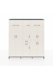 Hyperion Dolap 10 Raflı 2 Çekmeceli 3 Askılı 220x44x243 - S553M027V13B