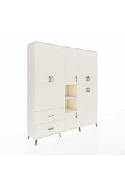 Hyperion Dolap 12 Raflı 2 Çekmeceli Tek Askılı 220x44x243 - S553M037V04B