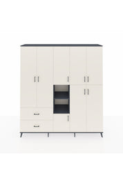 Hyperion Dolap 12 Raflı 2 Çekmeceli Tek Askılı 220x44x243 - S553M037V13B