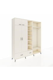 Hyperion Dolap 12 Raflı 2 Çekmeceli 2 Askılı 220x44x243 - S553M046V04B