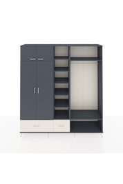 Hyperion Dolap 12 Raflı 2 Çekmeceli 2 Askılı 220x44x243 - S553M046V16B