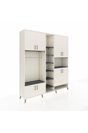 Hyperion Dolap 18 Raflı 8 Kapaklı Tek Askılı 220x44x243 - S553M051V05B