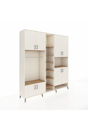 Hyperion Dolap 18 Raflı 8 Kapaklı Tek Askılı 220x44x243 - S553M051V06B